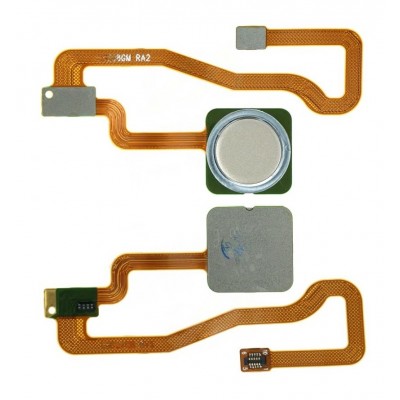 Fingerprint Sensor Flex Cable For Xiaomi Redmi Note 5a Black By - Maxbhi Com