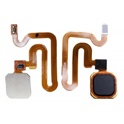 Fingerprint Sensor Flex Cable For Vivo Z10 Black By - Maxbhi Com