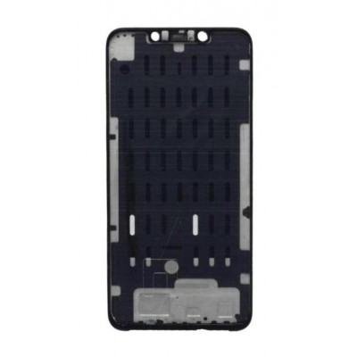 Lcd Frame Middle Chassis For Xiaomi Pocophone F1 Black By - Maxbhi Com