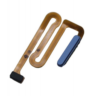 Fingerprint Sensor Flex Cable For Samsung Galaxy F12 Blue By - Maxbhi Com