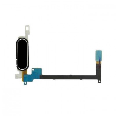 Fingerprint Sensor Flex Cable For Samsung Galaxy Note 4 Black By - Maxbhi Com