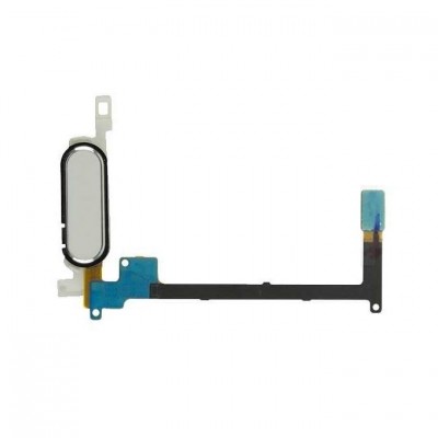 Fingerprint Sensor Flex Cable For Samsung Galaxy Note 4 White By - Maxbhi Com