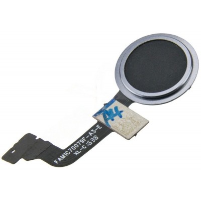 Fingerprint Sensor Flex Cable For Bq Aquaris X5 Plus Black By - Maxbhi Com