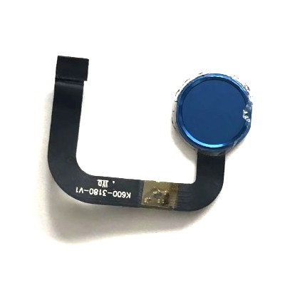 Fingerprint Sensor Flex Cable For Vernee Mix 2 Blue By - Maxbhi Com