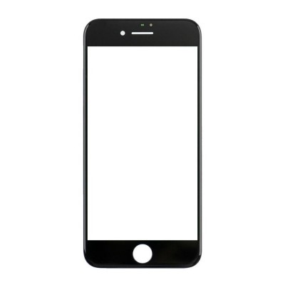 Replacement Front Glass For Apple Iphone 7 Grey By - Maxbhi Com