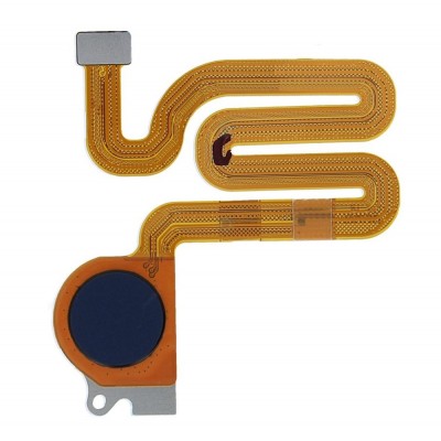 Fingerprint Sensor Flex Cable For Nokia 5 1 Blue By - Maxbhi Com