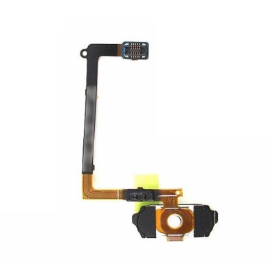 Fingerprint Sensor Flex Cable For Samsung Galaxy S6 64gb Gold By - Maxbhi Com