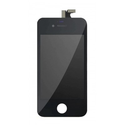 Lcd With Touch Screen For Apple Iphone 4 16gb Black By - Maxbhi Com