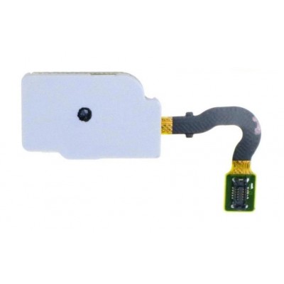 Fingerprint Sensor Flex Cable For Samsung Galaxy A8 2018 White By - Maxbhi Com