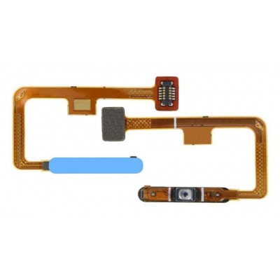 Fingerprint Sensor Flex Cable For Xiaomi Mi 11 Lite Blue By - Maxbhi Com