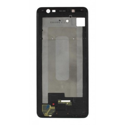 Lcd Frame Middle Chassis For Samsung Galaxy A7 2018 White By - Maxbhi Com