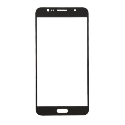 Replacement Front Glass For Samsung Galaxy J7 2016 Black By - Maxbhi Com