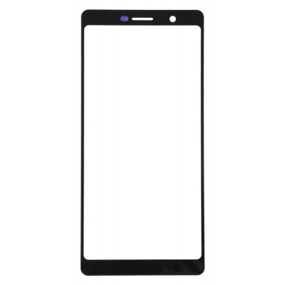 Replacement Front Glass For Nokia 7 Plus White By - Maxbhi Com
