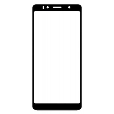 Replacement Front Glass For Itel A47 Black By - Maxbhi Com