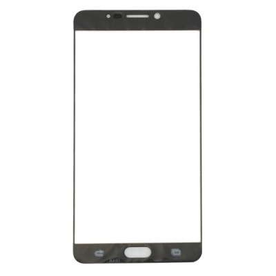 Replacement Front Glass For Samsung Galaxy C9 Pro Black By - Maxbhi Com