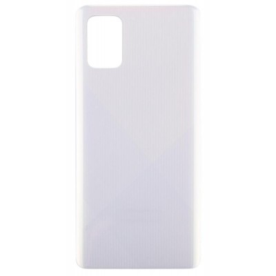 Back Panel Cover For Samsung Galaxy A71 Silver - Maxbhi Com