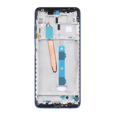 Lcd Frame Middle Chassis For Xiaomi Poco X3 Blue By - Maxbhi Com