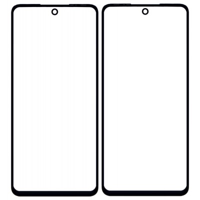 Replacement Front Glass For Tecno Camon 17 Pro Black By - Maxbhi Com