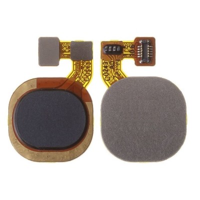 Fingerprint Sensor Flex Cable For Tecno Spark 7 Black By - Maxbhi Com