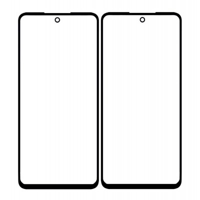 Replacement Front Glass For Tecno Pova 2 Black By - Maxbhi Com