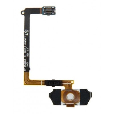 Fingerprint Sensor Flex Cable For Samsung Galaxy S6 Cdma Black By - Maxbhi Com
