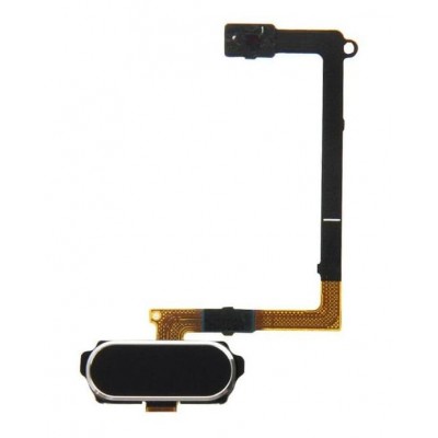 Fingerprint Sensor Flex Cable For Samsung Galaxy S6 Cdma Black By - Maxbhi Com