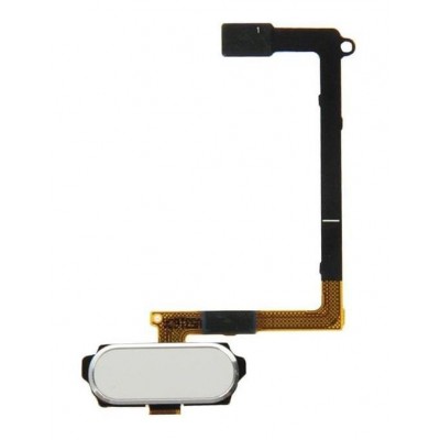 Fingerprint Sensor Flex Cable For Samsung Galaxy S6 Cdma White By - Maxbhi Com