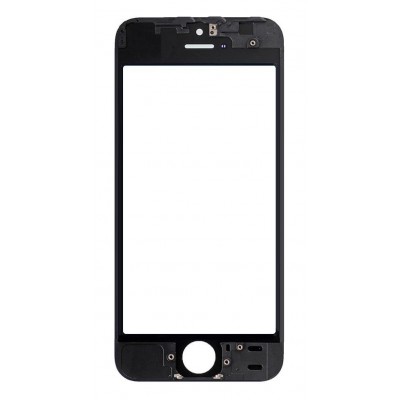 Replacement Front Glass For Apple Iphone 5se Grey By - Maxbhi Com