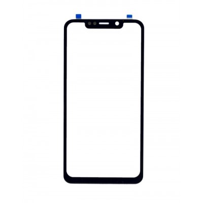 Replacement Front Glass For Motorola One Power P30 Xt1942 Black By - Maxbhi Com