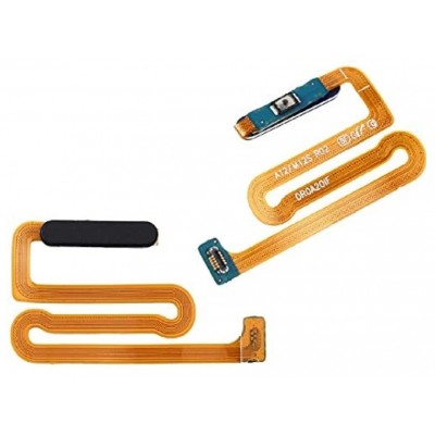Fingerprint Sensor Flex Cable For Samsung Galaxy F22 White By - Maxbhi Com