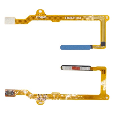Fingerprint Sensor Flex Cable For Huawei P40 Lite Blue By - Maxbhi Com