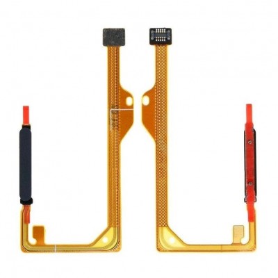 Fingerprint Sensor Flex Cable For Huawei P Smart 2021 Black By - Maxbhi Com