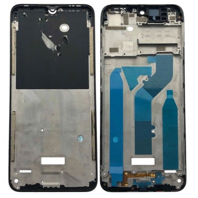 Lcd Frame Middle Chassis For Infinix Hot 10t Purple By - Maxbhi Com
