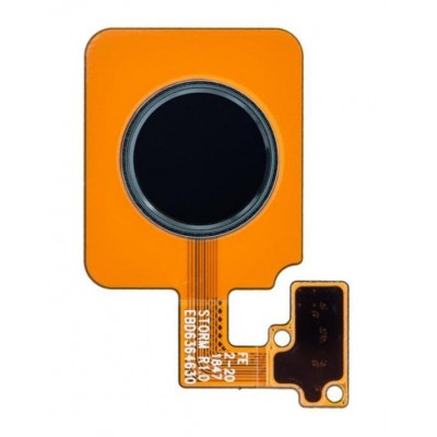 Fingerprint Sensor Flex Cable For Lg G8 Thinq Black By - Maxbhi Com
