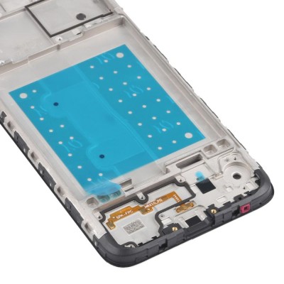 Lcd Frame Middle Chassis For Motorola Moto E7 Black By - Maxbhi Com