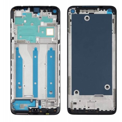 Lcd Frame Middle Chassis For Motorola Moto G9 Plus Black By - Maxbhi Com