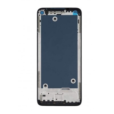 Lcd Frame Middle Chassis For Motorola Moto G9 Plus Black By - Maxbhi Com