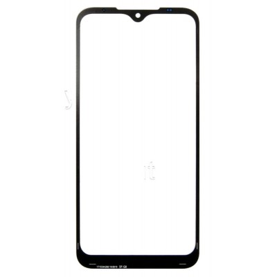 Replacement Front Glass For Motorola Moto E7 Black By - Maxbhi Com
