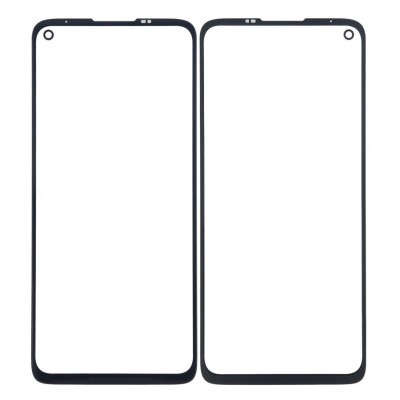 Replacement Front Glass For Motorola Moto G9 Plus Black By - Maxbhi Com