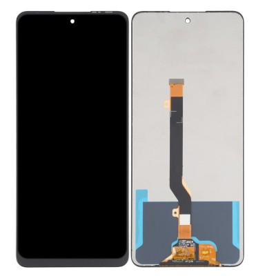 Lcd With Touch Screen For Tecno Camon 17 Black By - Maxbhi Com