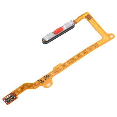 Fingerprint Sensor Flex Cable For Huawei Nova 7 Se Black By - Maxbhi Com
