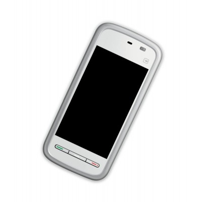 Lcd Frame Middle Chassis For Nokia 5800w Blue By - Maxbhi Com
