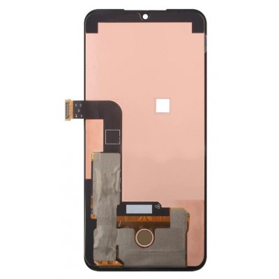 Lcd With Touch Screen For Lg V50s Thinq 5g Black By - Maxbhi Com