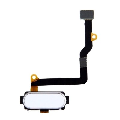 Fingerprint Sensor Flex Cable For Samsung Galaxy C5 White By - Maxbhi Com