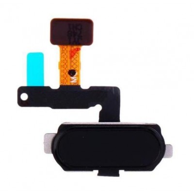 Fingerprint Sensor Flex Cable For Samsung Galaxy J7 2017 Black By - Maxbhi Com