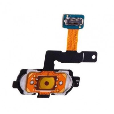 Fingerprint Sensor Flex Cable For Samsung Galaxy J7 2017 Black By - Maxbhi Com