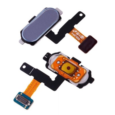 Fingerprint Sensor Flex Cable For Samsung Galaxy J7 2017 Blue By - Maxbhi Com