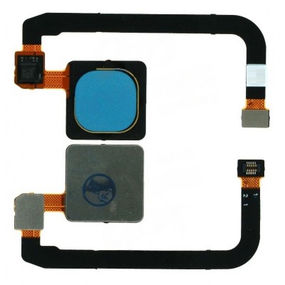 Fingerprint Sensor Flex Cable For Xiaomi Mi Max 3 Blue By - Maxbhi Com