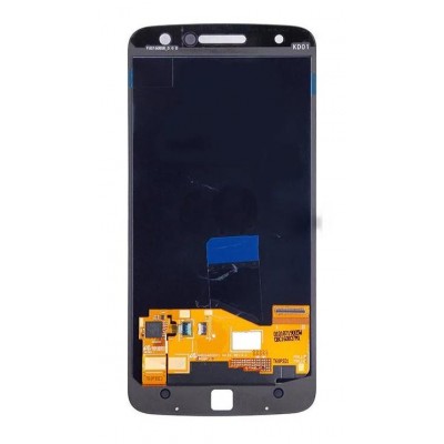 Lcd With Touch Screen For Motorola Moto Z Black Grey By - Maxbhi Com