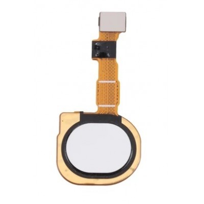 Fingerprint Sensor Flex Cable For Samsung Galaxy M01s White By - Maxbhi Com